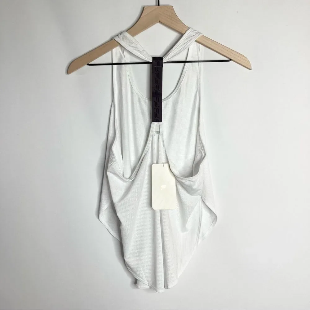 NWT Fabletics White Cashel Logo Back Tank Medium